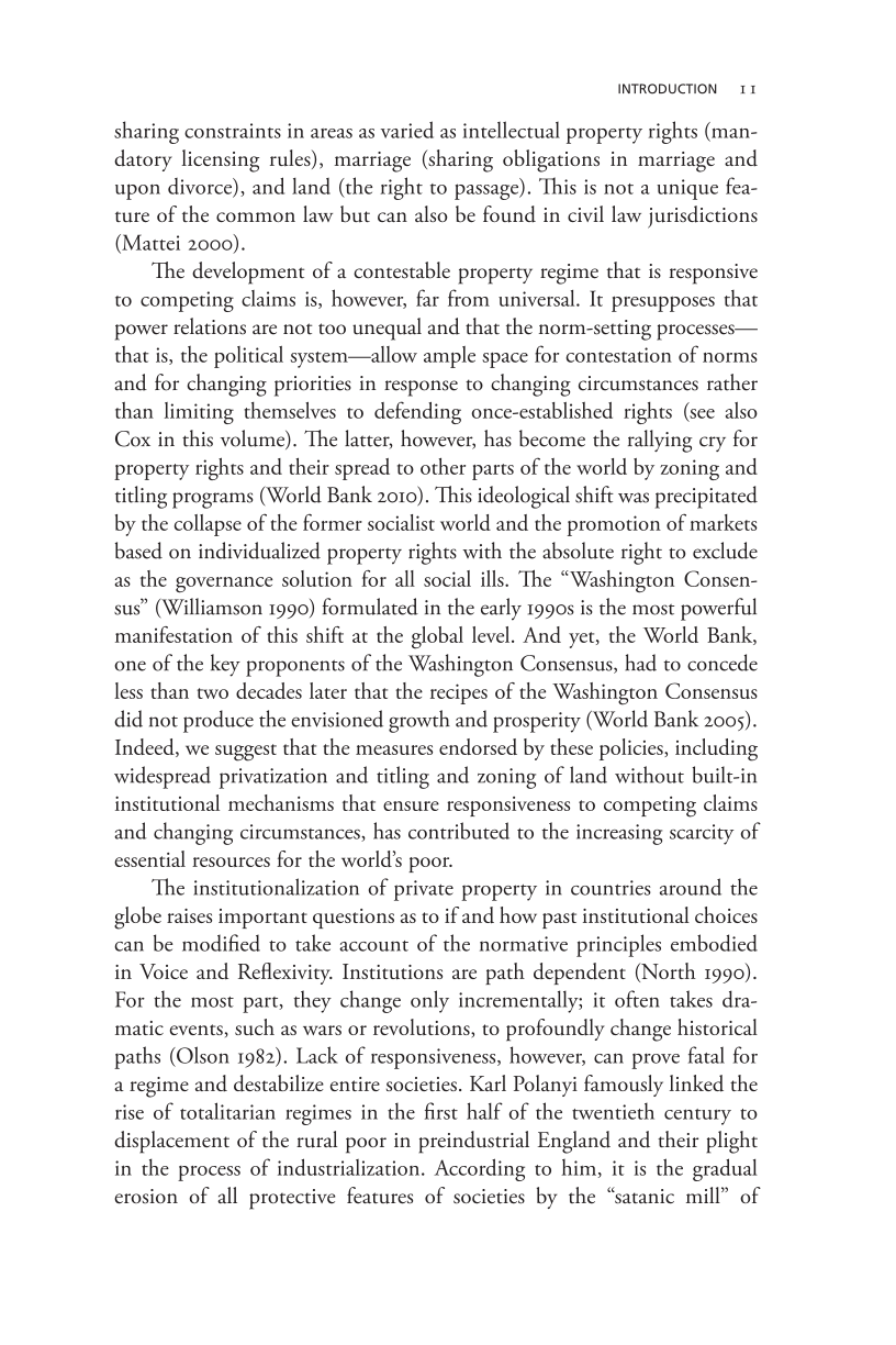 Governing Access to Essential Resources page 11