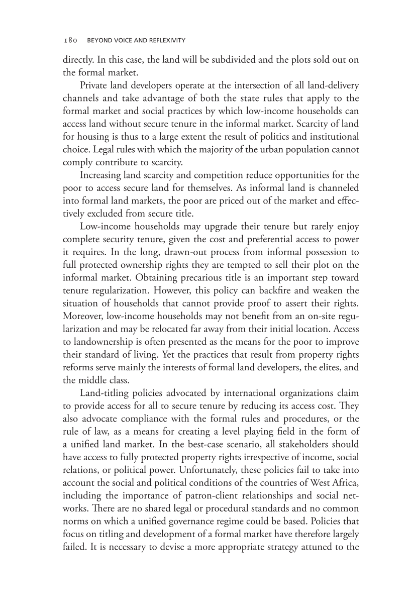 Governing Access to Essential Resources page 180