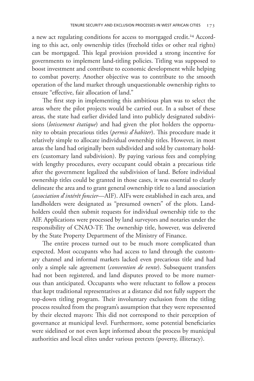 Governing Access to Essential Resources page 173