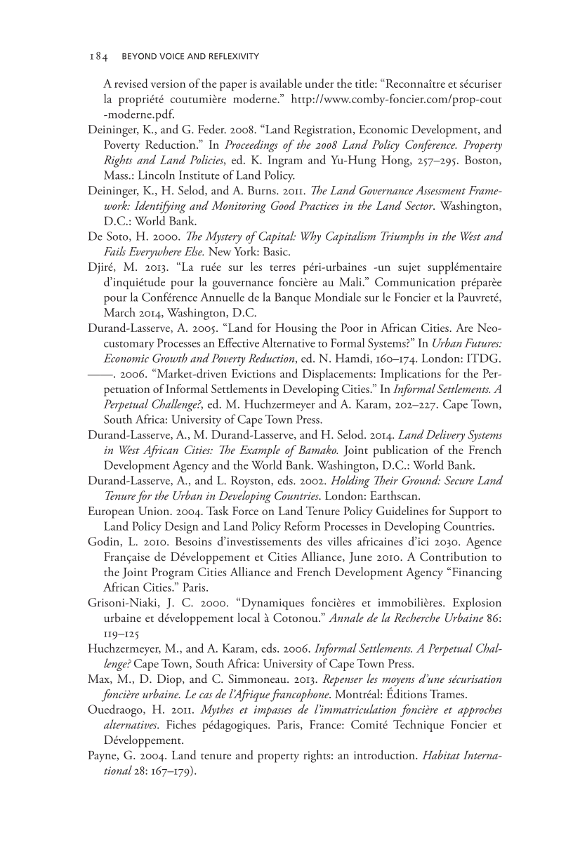 Governing Access to Essential Resources page 184